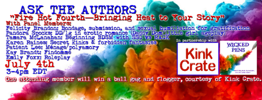 ASK THE AUTHORS July 4th